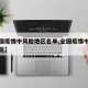 【全国疫情中风险地区名单,全国疫情中高风险一览】