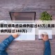 美国新冠病毒感染病例超过45万(美国新冠感染病例超过340万)