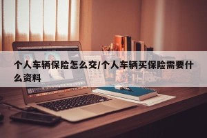个人车辆保险怎么交/个人车辆买保险需要什么资料